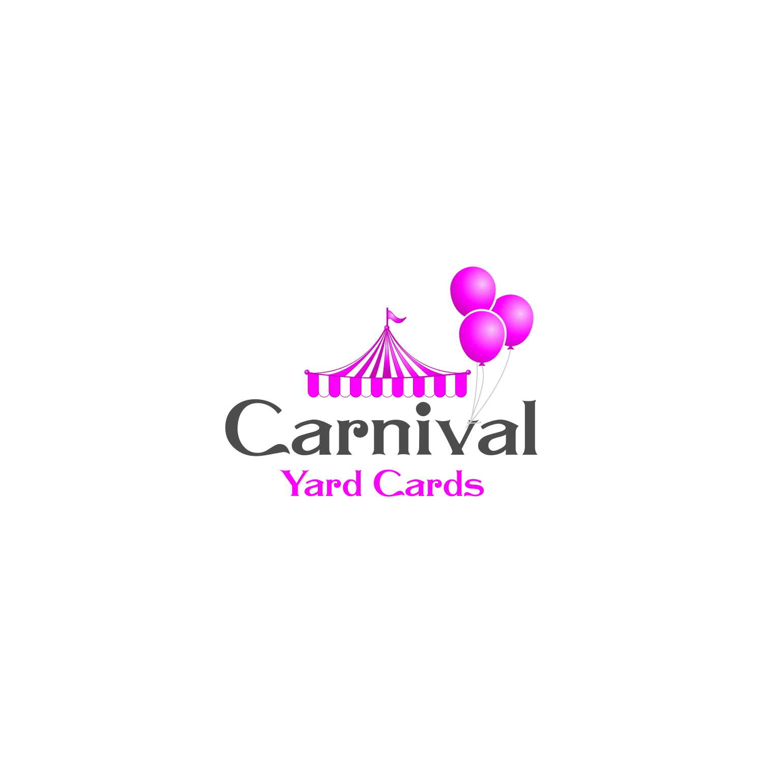 Logo Design by A10 for Carnival Yard Cards & Celebration Rentals | Design #25913190