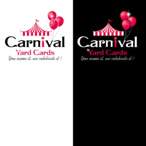 Logo Design by A10 for Carnival Yard Cards & Celebration Rentals | Design: #25913661