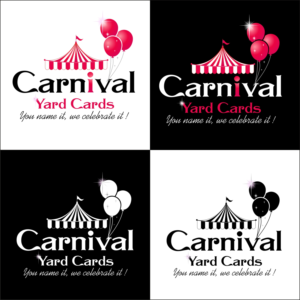 Logo Design by A10 for Carnival Yard Cards & Celebration Rentals | Design: #25913950