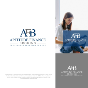 Aptitude Finance Broking (Tag Line 'the finance solution for you') | Diseño de Logo por SigmaStudio