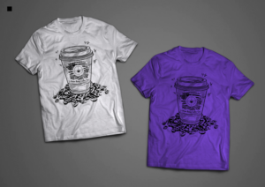 T-shirt Design by Lumen Branding for Down Range Coffee Company | Design: #25913213