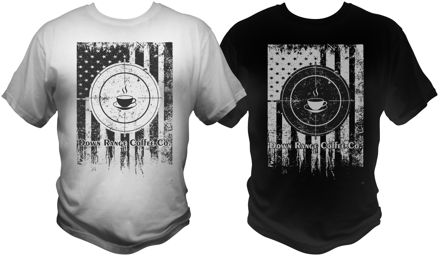 T-shirt Design by bacujkov for Down Range Coffee Company | Design #25947260