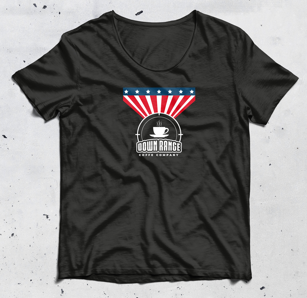 T-shirt Design by Alaya for Down Range Coffee Company | Design #25923022
