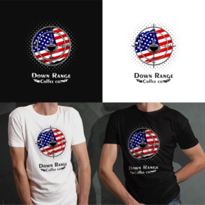 T-shirt Design by jalusani for Down Range Coffee Company | Design: #25919811