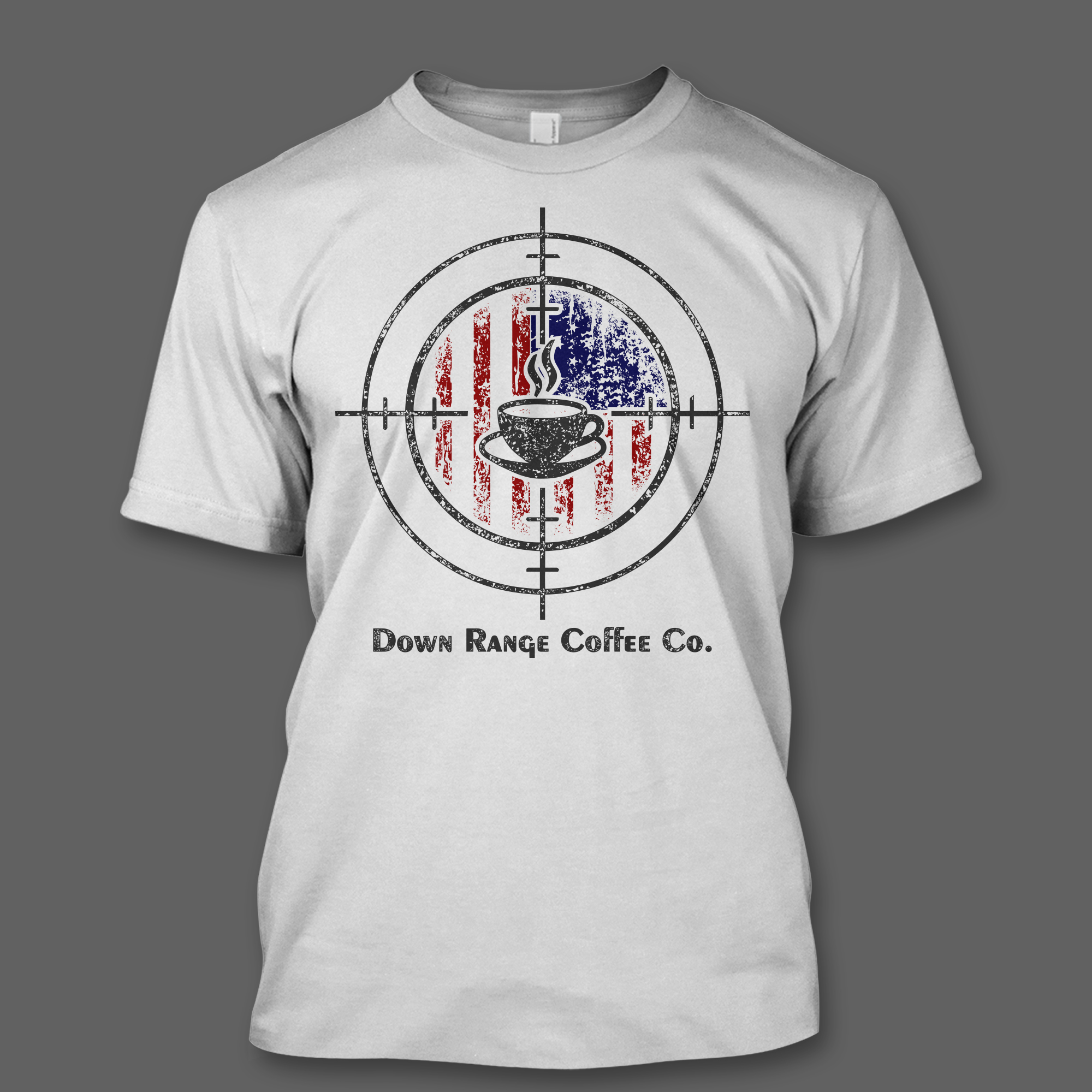 T-shirt Design by itarahma for Down Range Coffee Company | Design #26027253