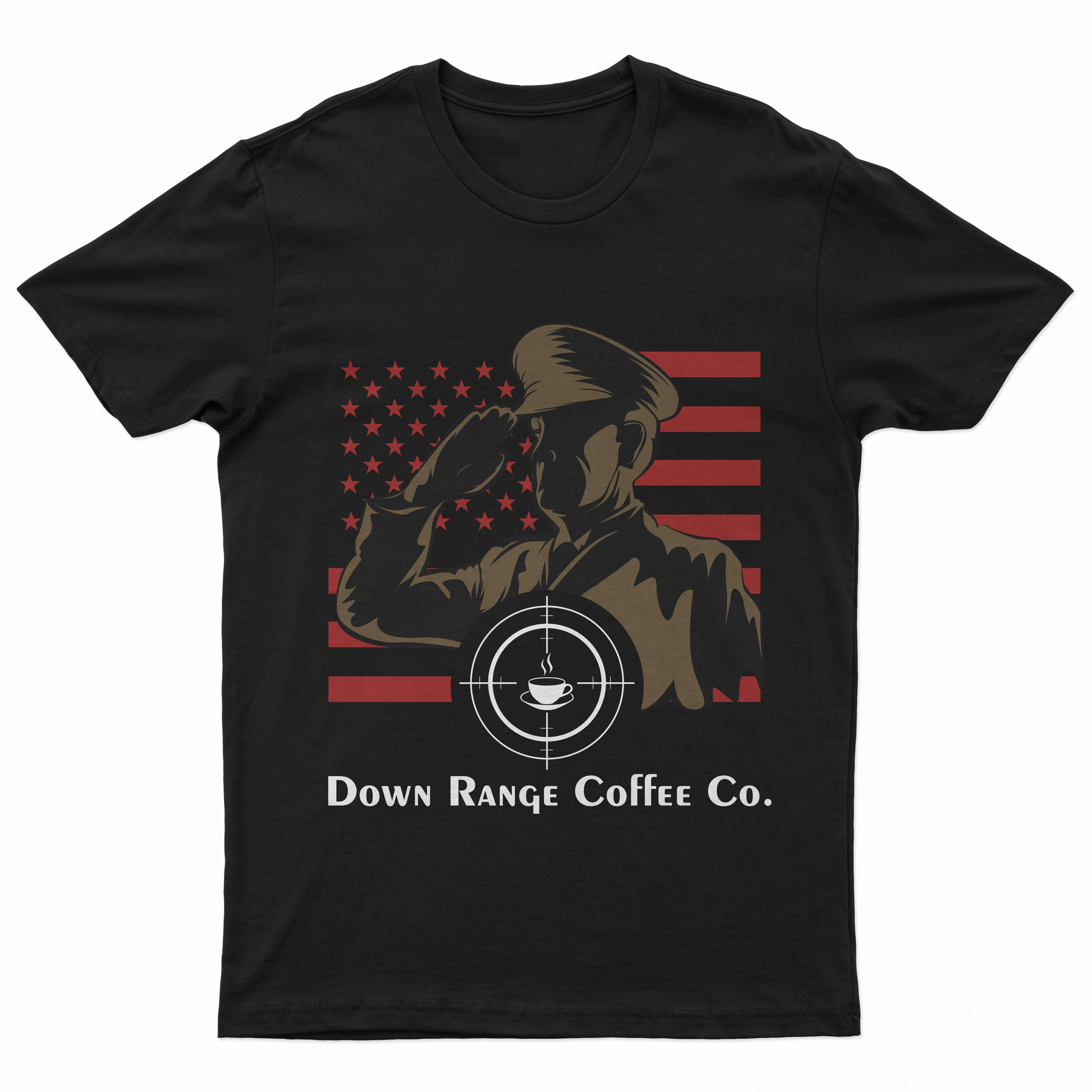 T-shirt Design by Ong for Down Range Coffee Company | Design #25912495