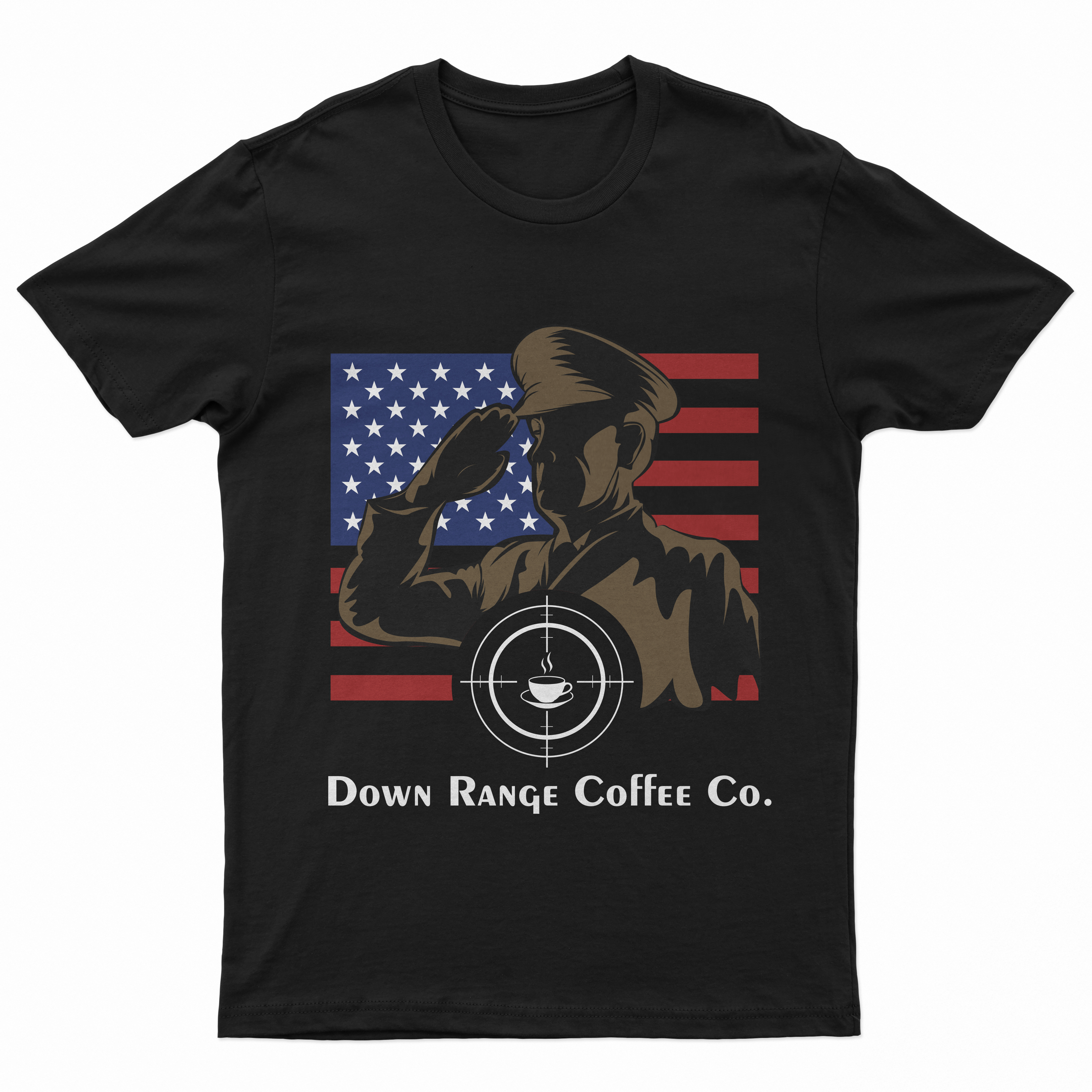T-shirt Design by Ong for Down Range Coffee Company | Design #25912504