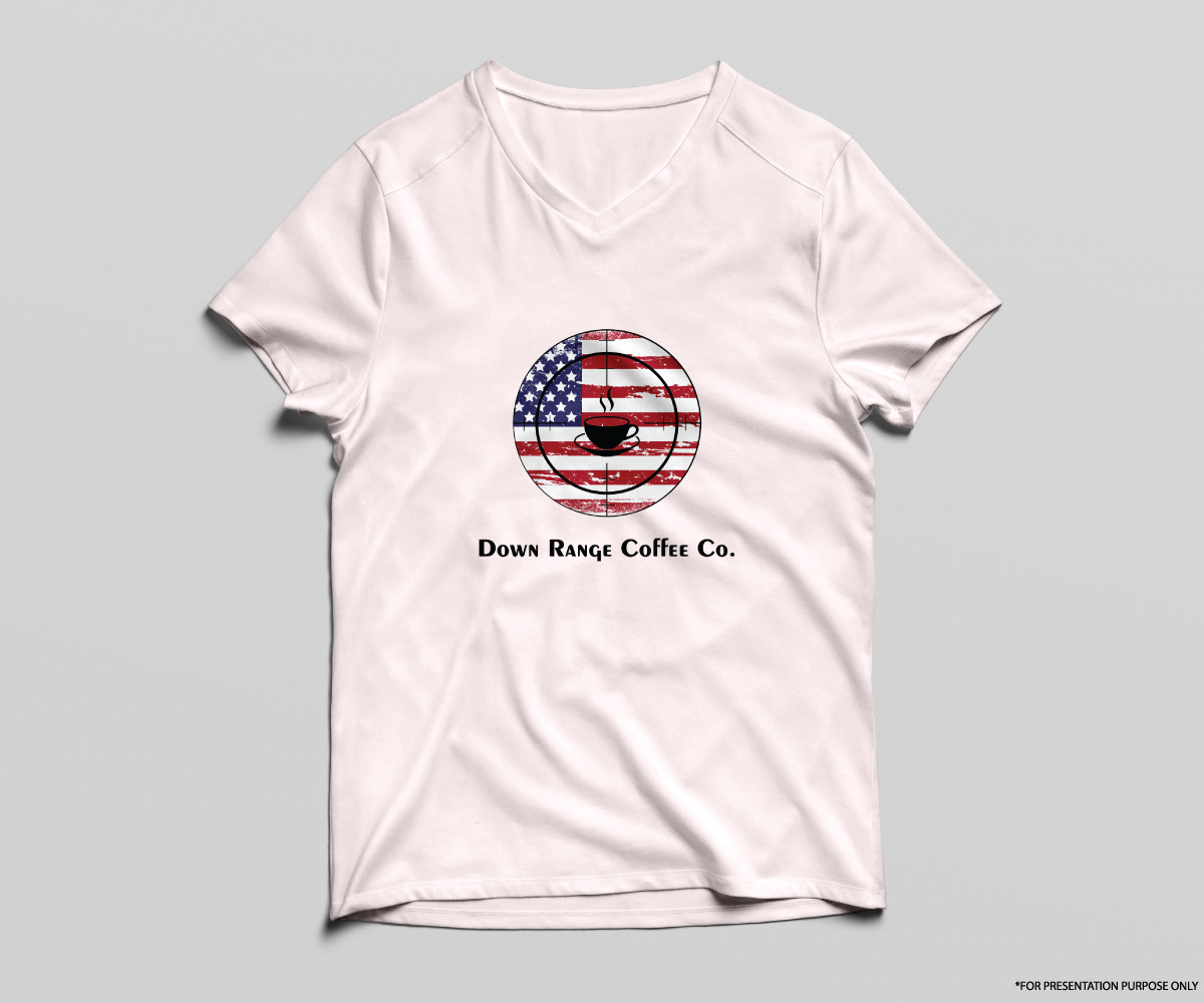 T-shirt Design by Graphic_Dune for Down Range Coffee Company | Design #25920883