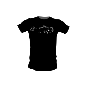 Sketch of largemouth bass | Diseño de Camiseta por Nadz10