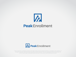 Peak Enrollment | Logo Design by dharlan