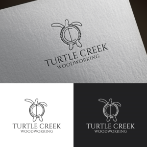 turtle creek woodworking | Logo Design by sankar999