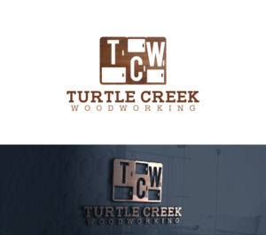 turtle creek woodworking | Design de Logo par alpha hop