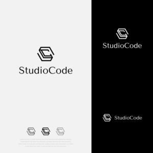 Can contain the fullname StudioCode,  or first letters SC or no text | Logo Design by GVisions