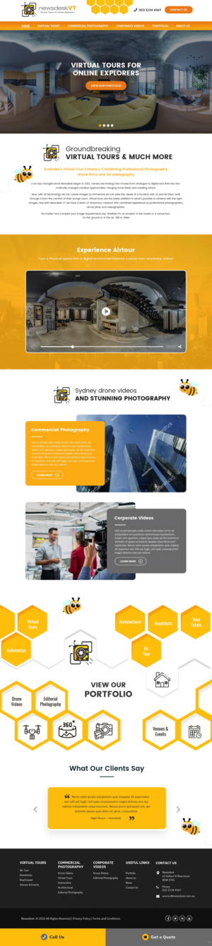 Web Design by pb for Agent 6 | Design #25918556