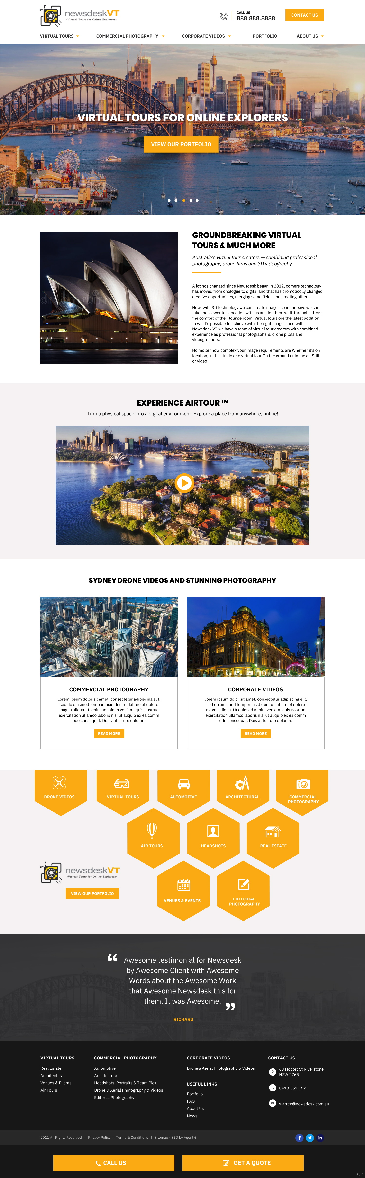 Web Design by pb for Agent 6 | Design #25918559