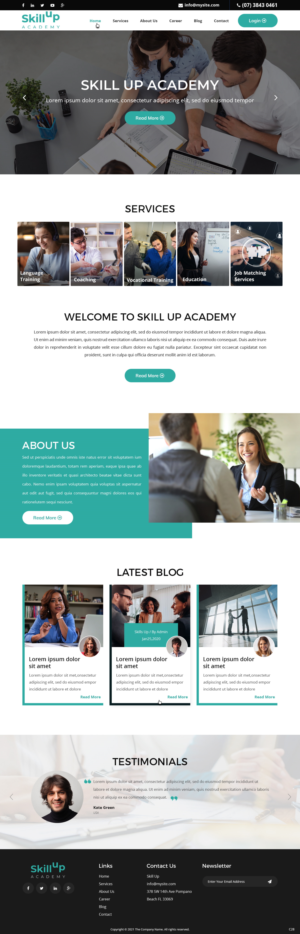 Web Design by pb for Wollin & Partners AB | Design: #25918581