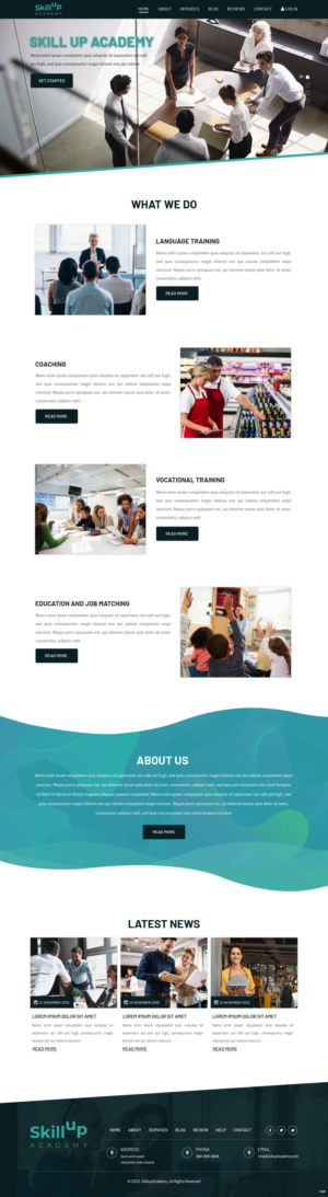 Web Design by pb for Wollin & Partners AB | Design: #25918582