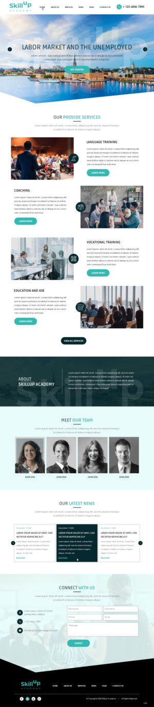 Web Design by pb for Wollin & Partners AB | Design: #25918585