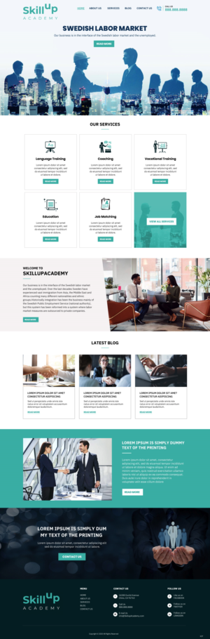 Web Design by pb for Wollin & Partners AB | Design: #25918588