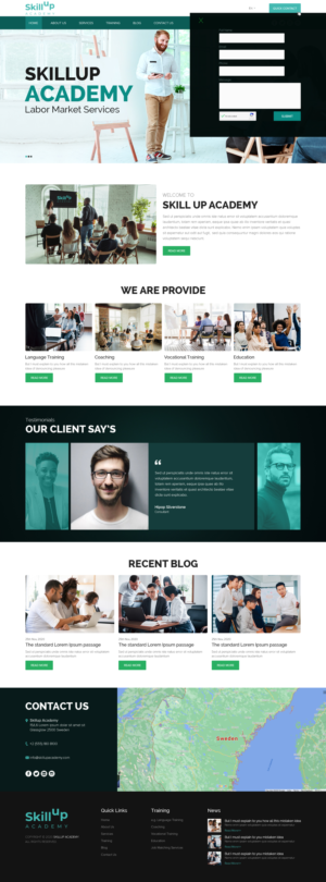 Diseño Web por sai.designer87 para Wollin & Partners AB | Diseño: #25933510