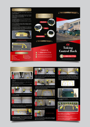 THE DUMPSTER GUARD®  - INSTALLATION INSTRUCTIONS | Flyer-Design von aspiremedia