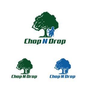 Chop N Drop | Logo-Design von Graphic Bricks