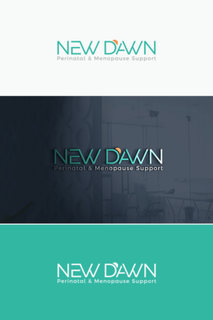 New Dawn tag line is Perinatal & Menopause Support | Logo Design by Ethien