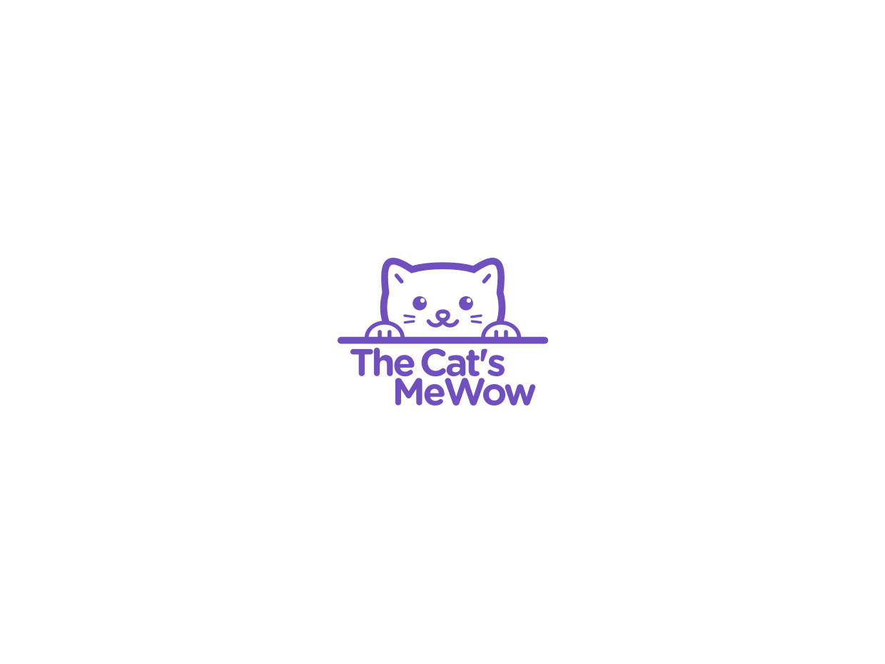 Logo Design by Atvento Graphics for The Cat's MeWow | Design #25929918