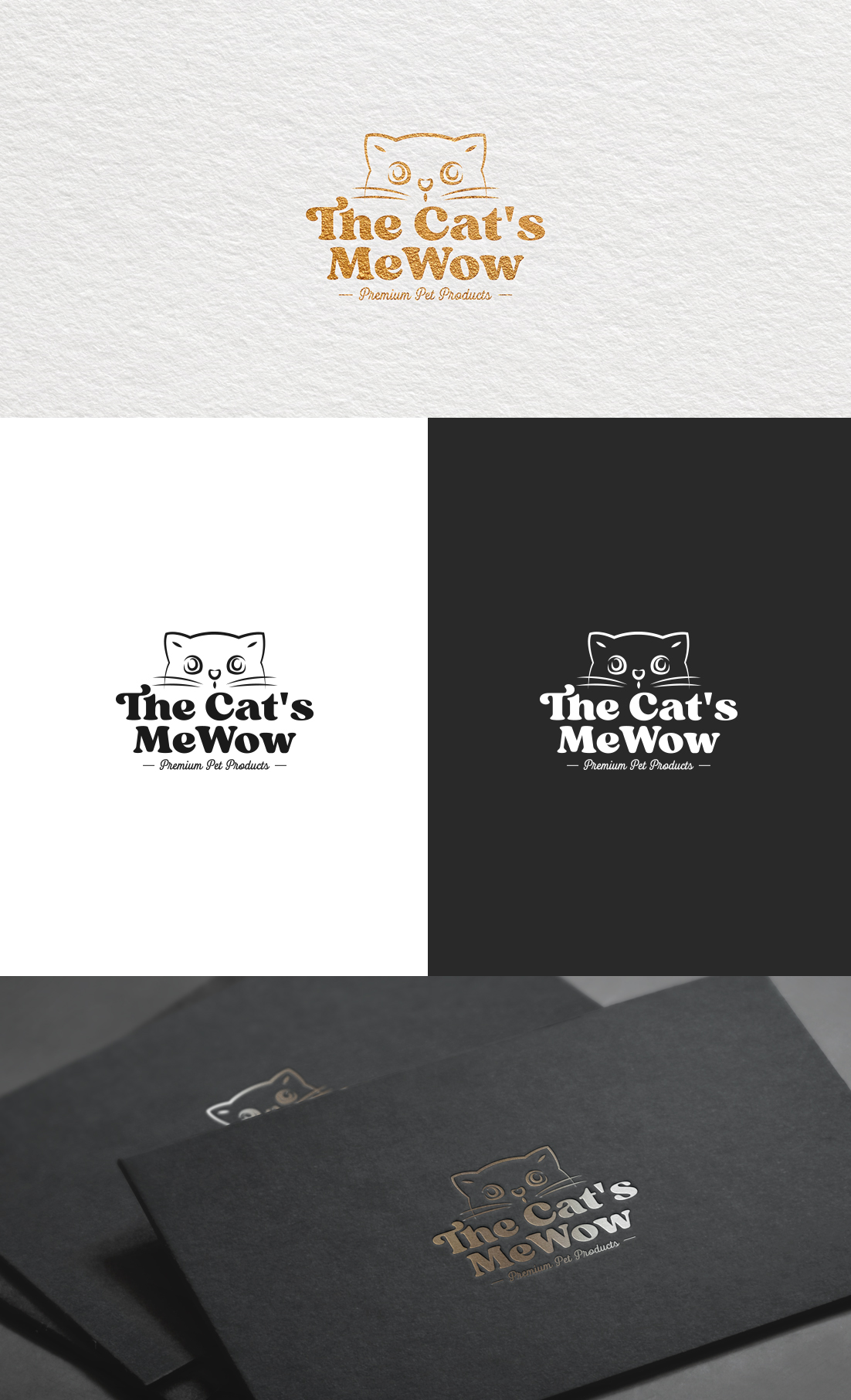 Logo Design by GLDesigns for The Cat's MeWow | Design #25923142