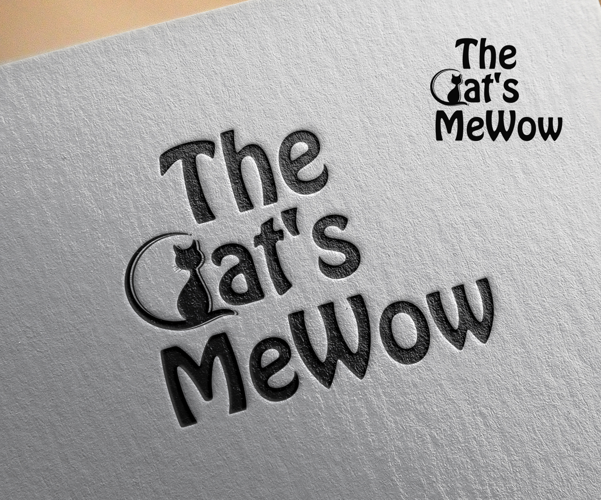 Logo Design by RKDesign29 for The Cat's MeWow | Design #25937156