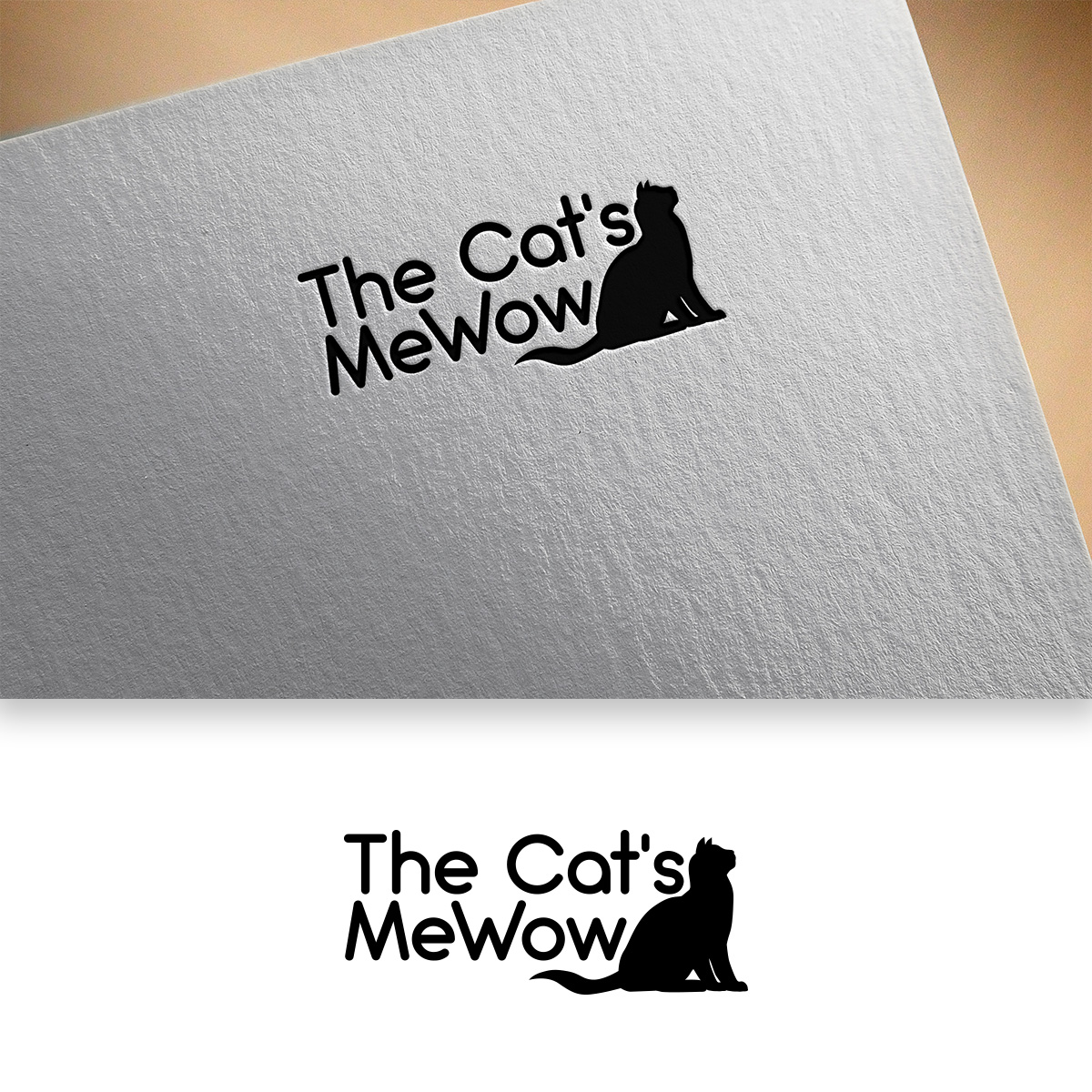 Logo Design by DesignDUO for The Cat's MeWow | Design #25941951