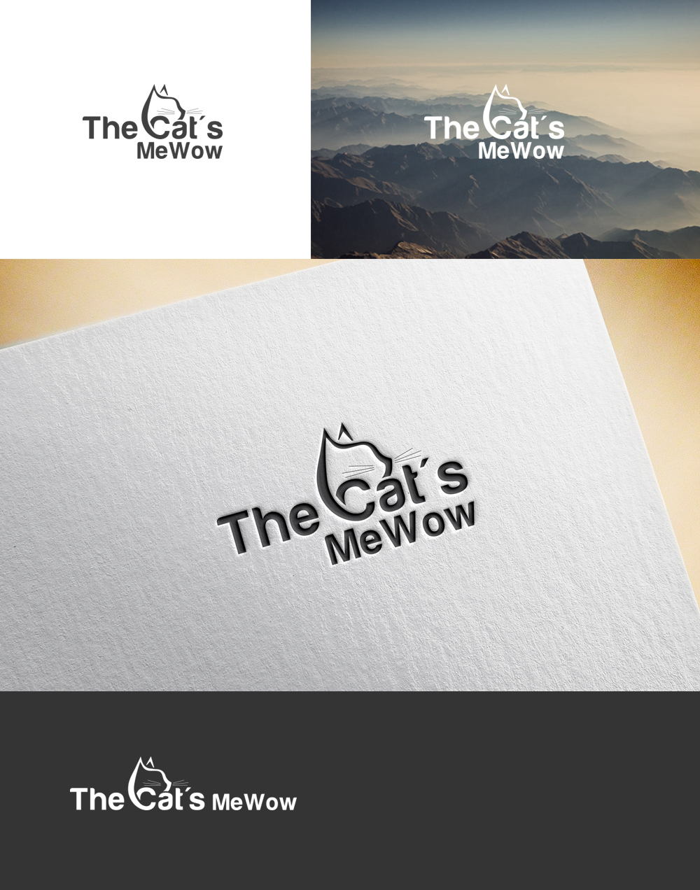 Logo Design by AL-BARAKAH for The Cat's MeWow | Design #25921621