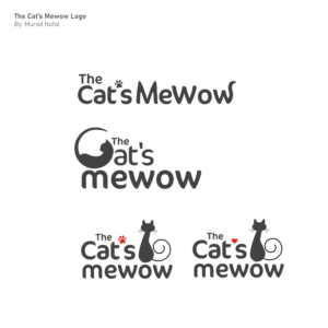 Logo Design by Murad Nofal for The Cat's MeWow | Design: #25922524