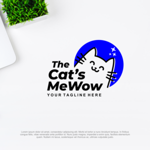 Logo Design by peeqee for The Cat's MeWow | Design: #25961717