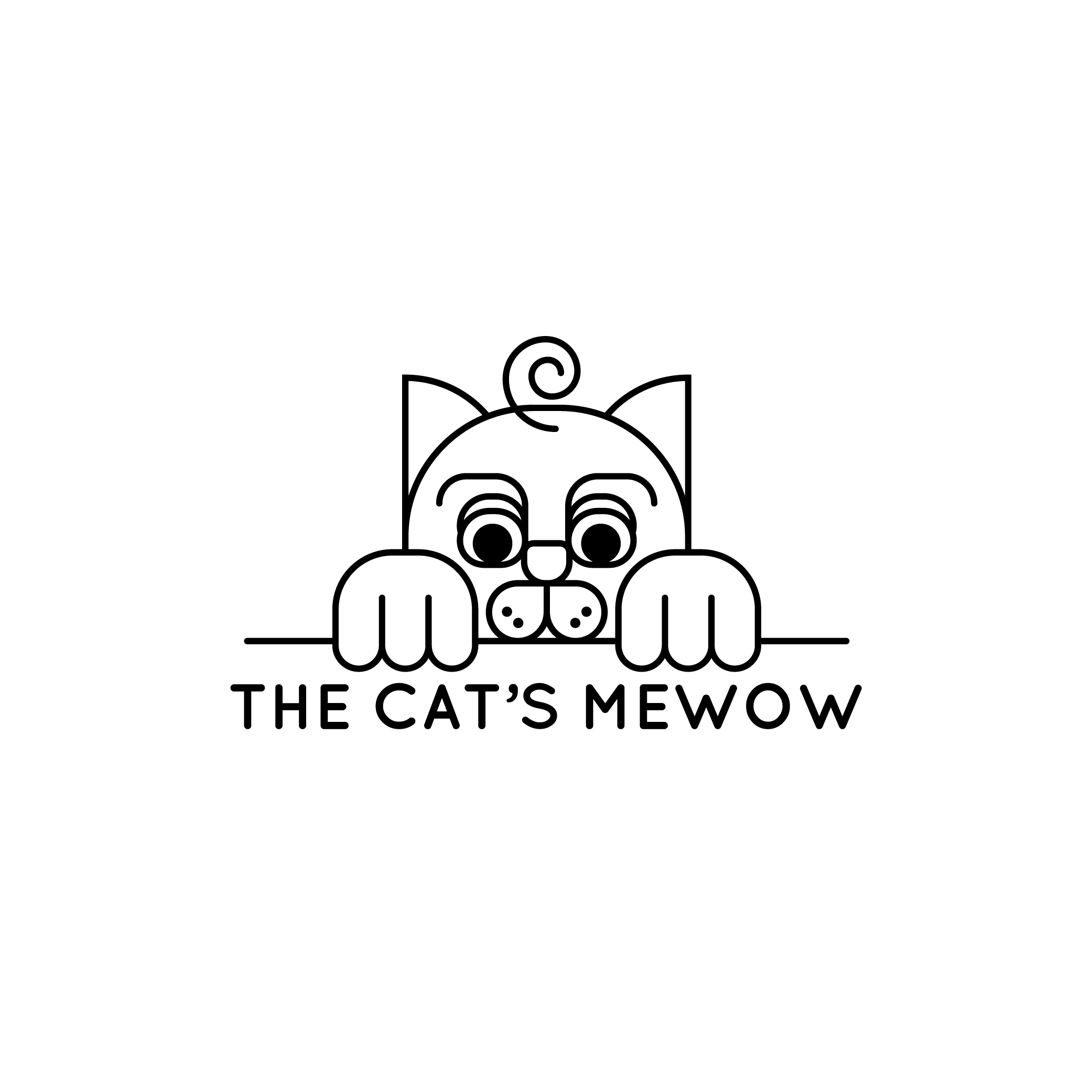 Logo Design by Bango for The Cat's MeWow | Design #25927971