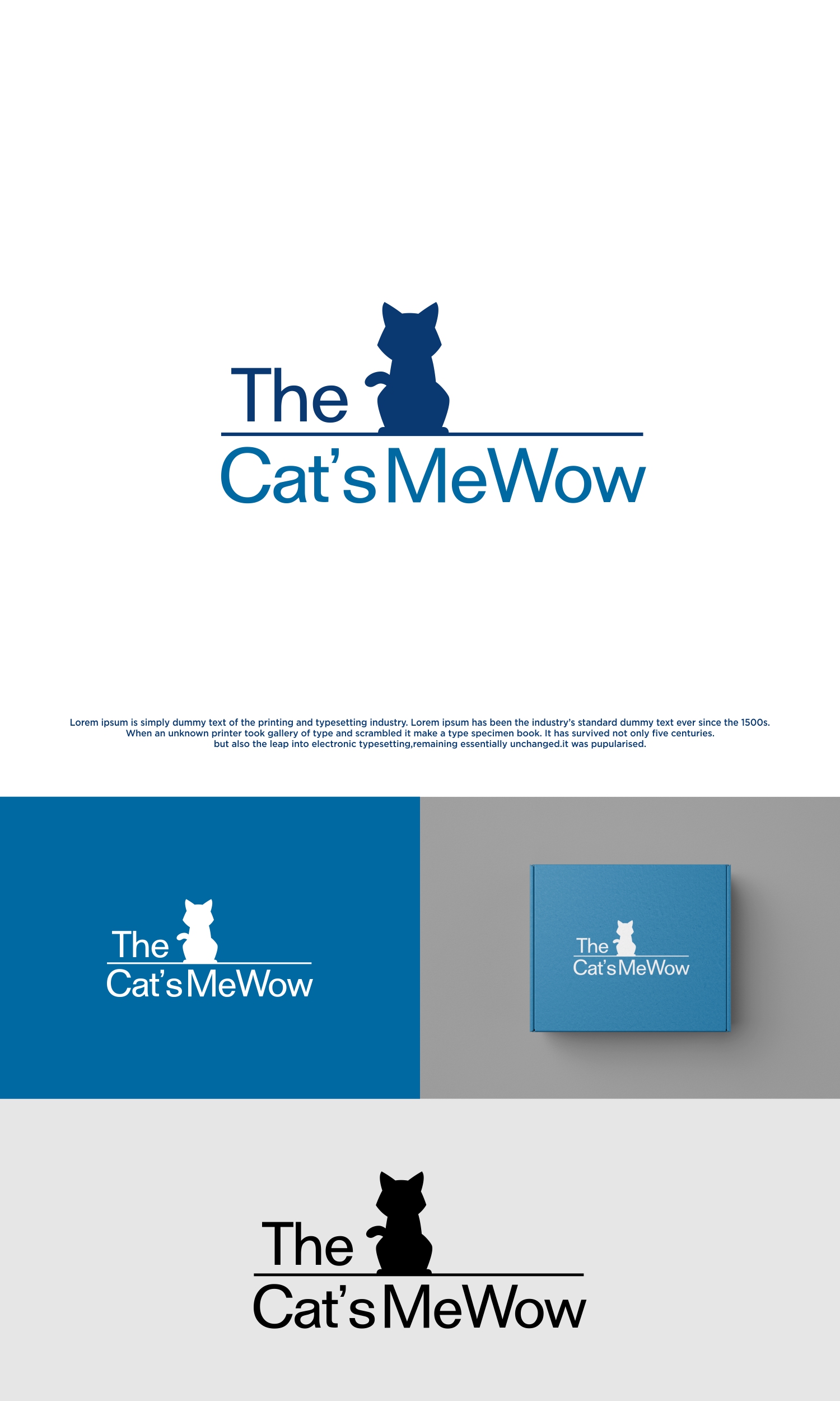 Logo Design by 2662 DESIGN for The Cat's MeWow | Design #25923528