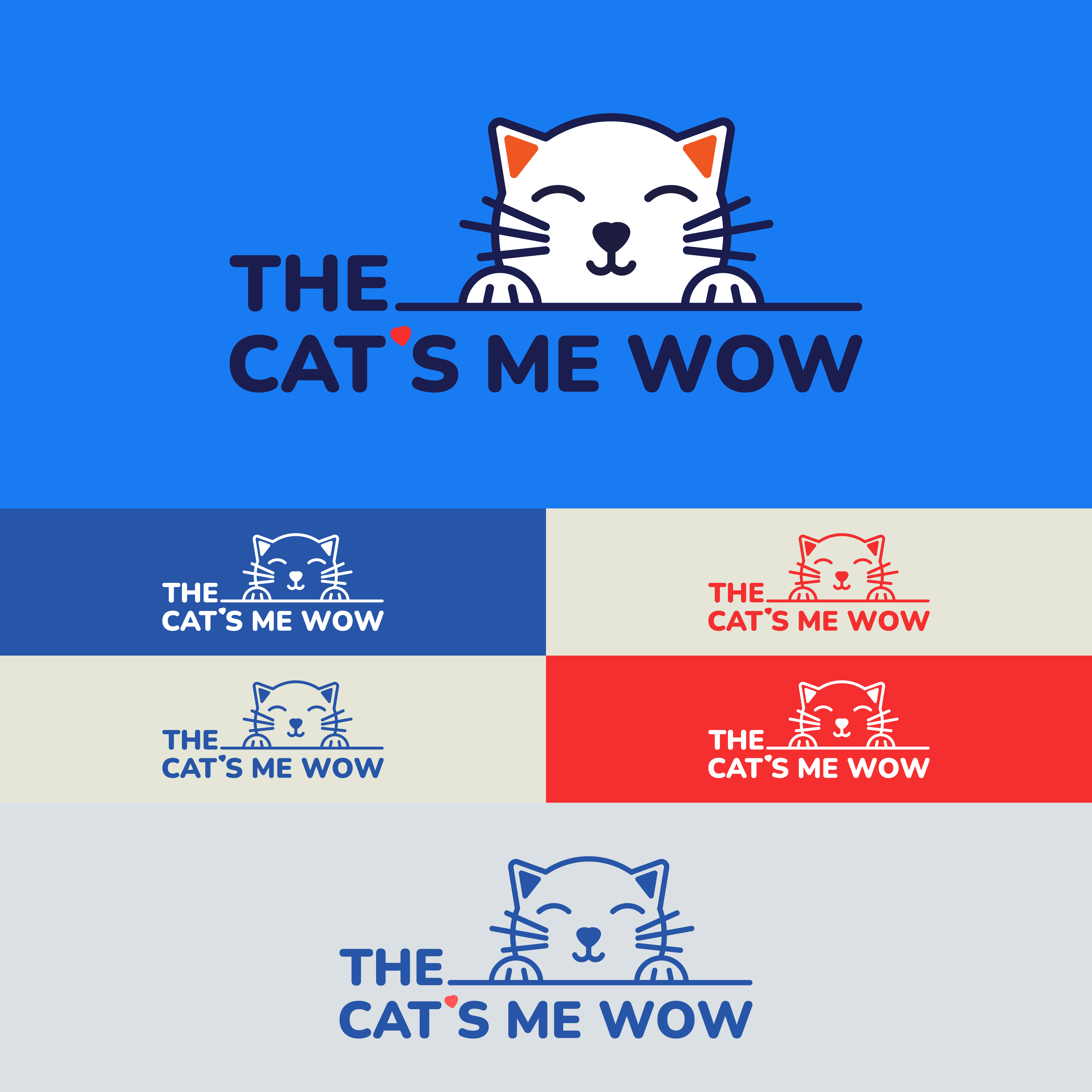 Logo Design by A.R.D.P for The Cat's MeWow | Design #25926759