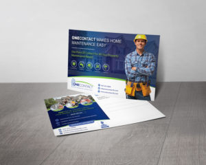 Property maintenance company needs an eye catching postcard design | Postcard Design by alex989