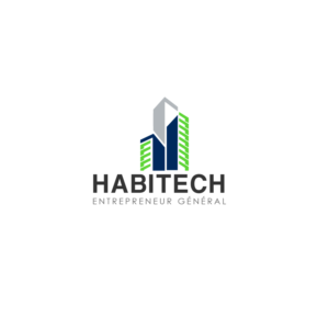 Habitech, gestion, construction, rénovation, gestion immobillière, immobillier,entrepreneur général ETC. | Logo Design by Cresign