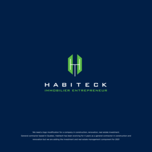 Habitech, gestion, construction, rénovation, gestion immobillière, immobillier,entrepreneur général ETC. | Logo Design by ds | designstructure