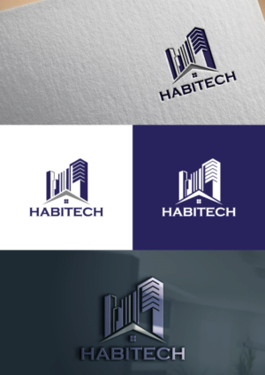 Habitech, gestion, construction, rénovation, gestion immobillière, immobillier,entrepreneur général ETC. | Logo Design by DesIcon