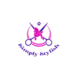 Simply Stylish Dog Grooming | Logo Design by borzoid