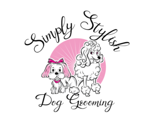 Simply Stylish Dog Grooming | Logo Design by blue eye