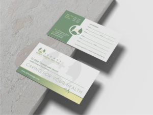 GP doctor business card to give to patients  existing logo or modification & clinic times | Diseño de Tarjeta de Presentación por Atvento Graphics