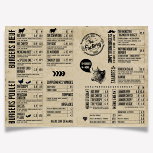 Design de Menu par Charala pour Casablanca Invest. SA | Design : #25957289