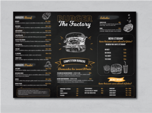 Design de Menu par alex989 pour Casablanca Invest. SA | Design : #25945388