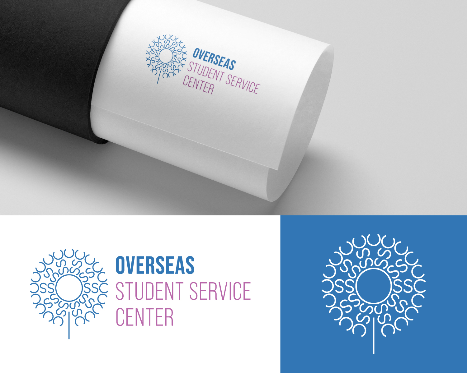 Logo Design by ACK Design for united states service center for overseas students,inc | Design #25960090