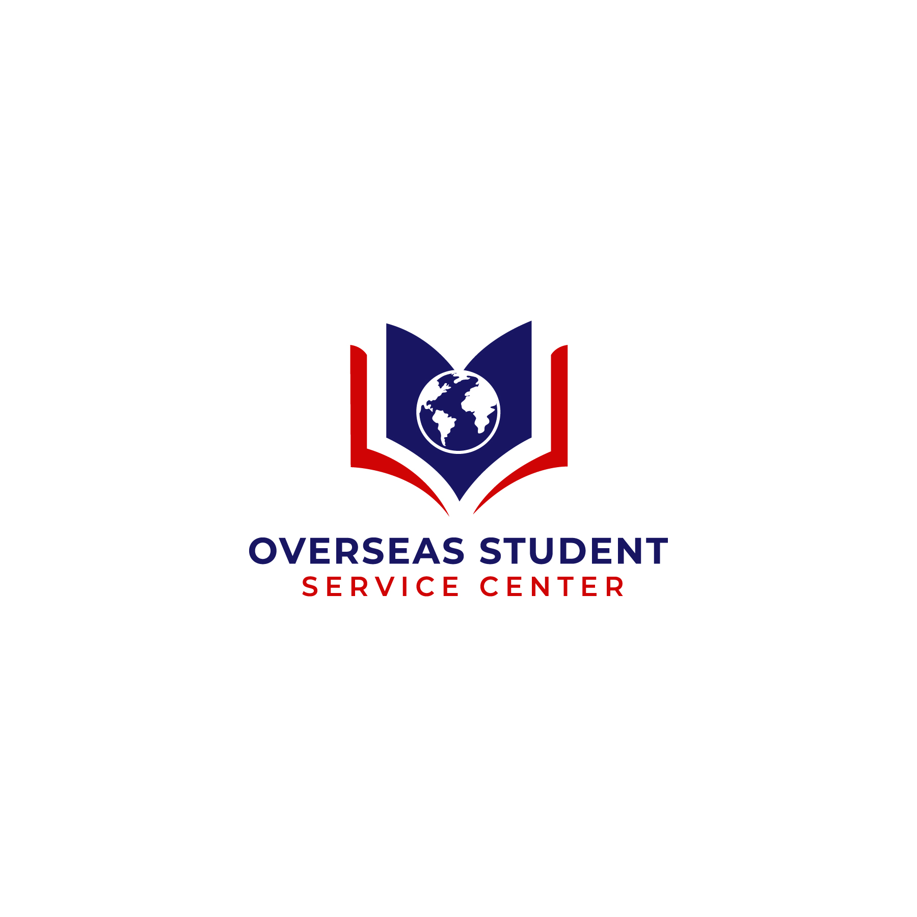 Logo Design by pinkeart for united states service center for overseas students,inc | Design #25959650