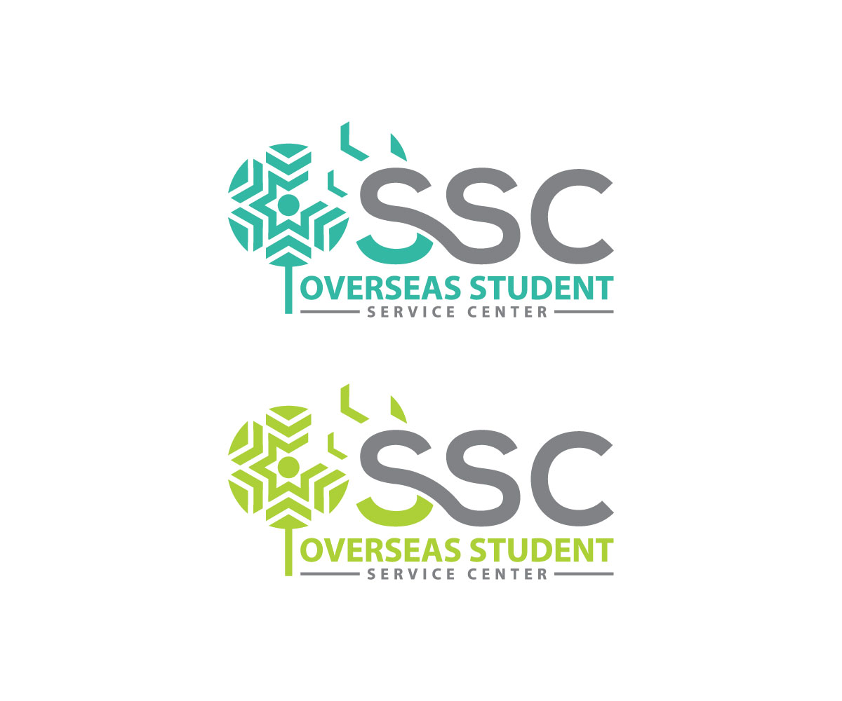 Logo Design by logindesign 3 for united states service center for overseas students,inc | Design #25932999