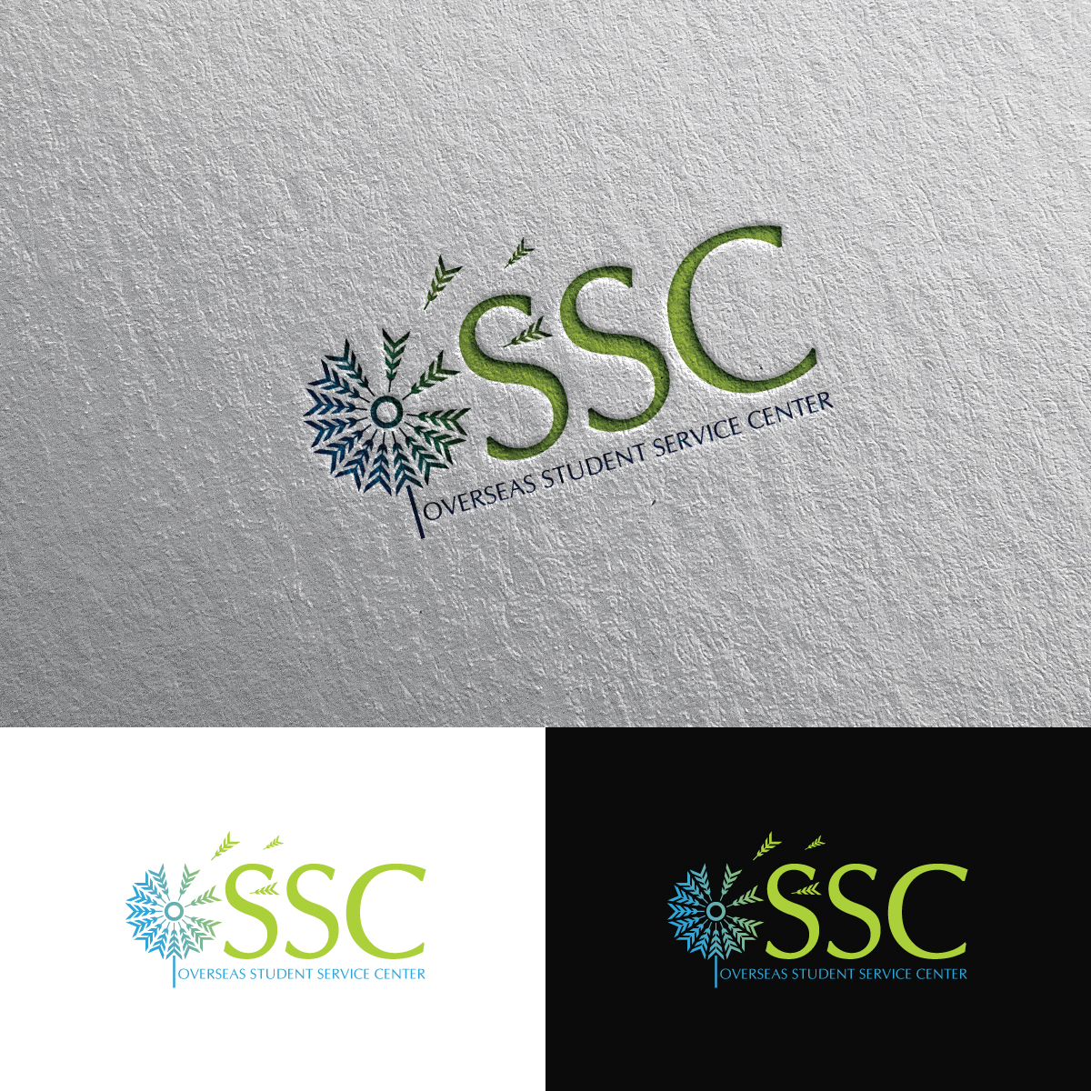 Logo Design by Rii for united states service center for overseas students,inc | Design #25940383